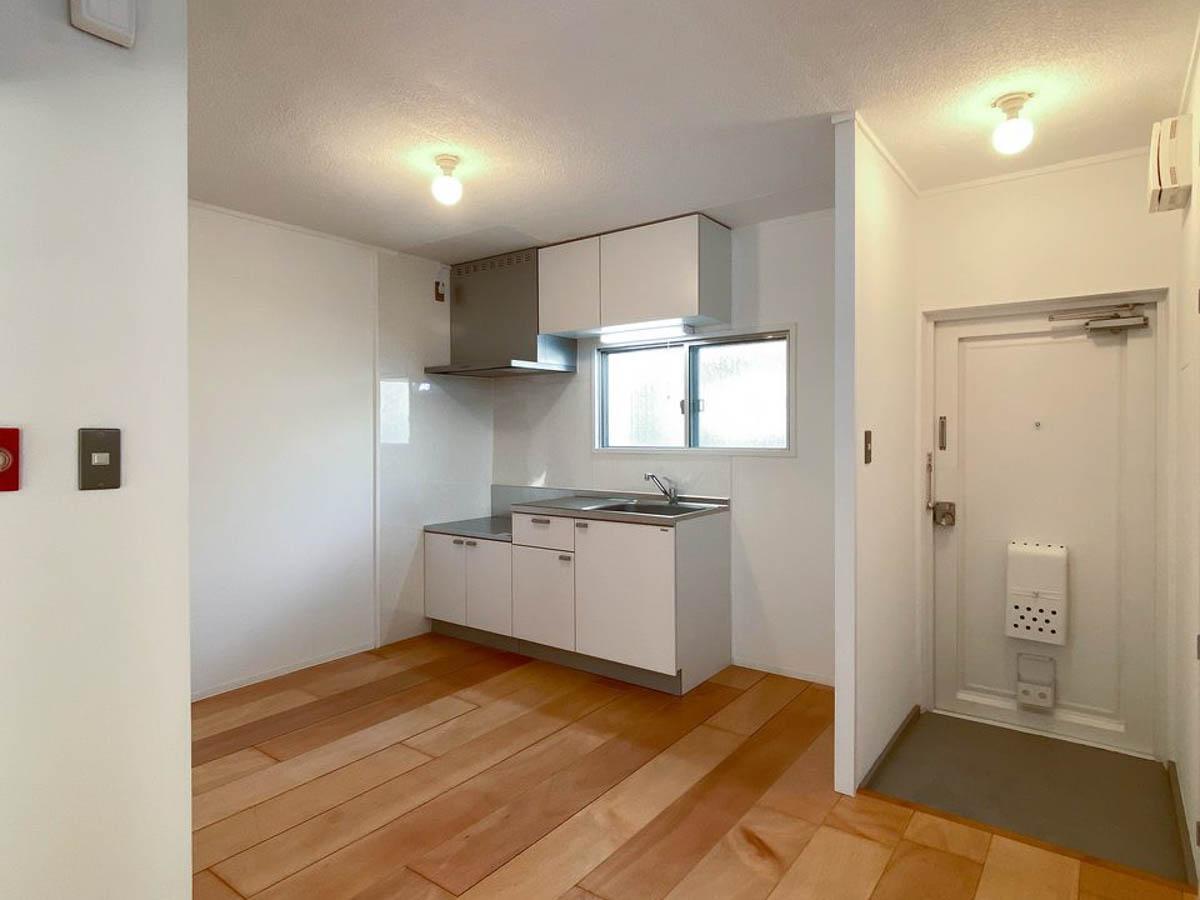 板橋区蓮根の賃貸物件/106号も床の貼り方以外は基本的に同じ仕様です。