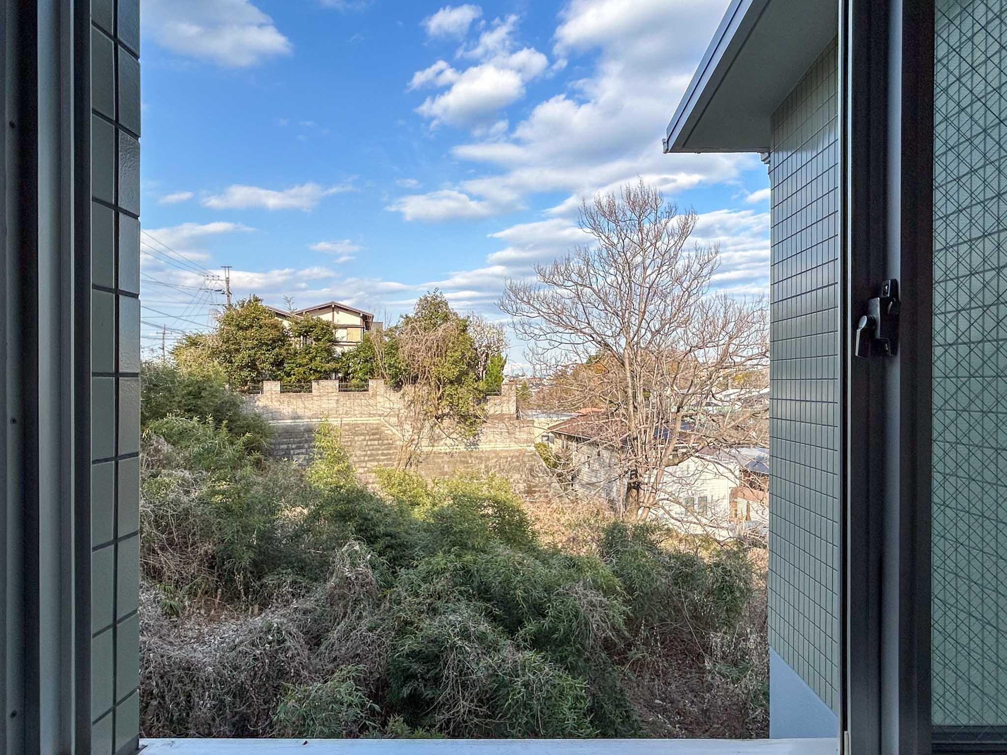 横浜市青葉区もえぎ野の賃貸物件/窓からの景色