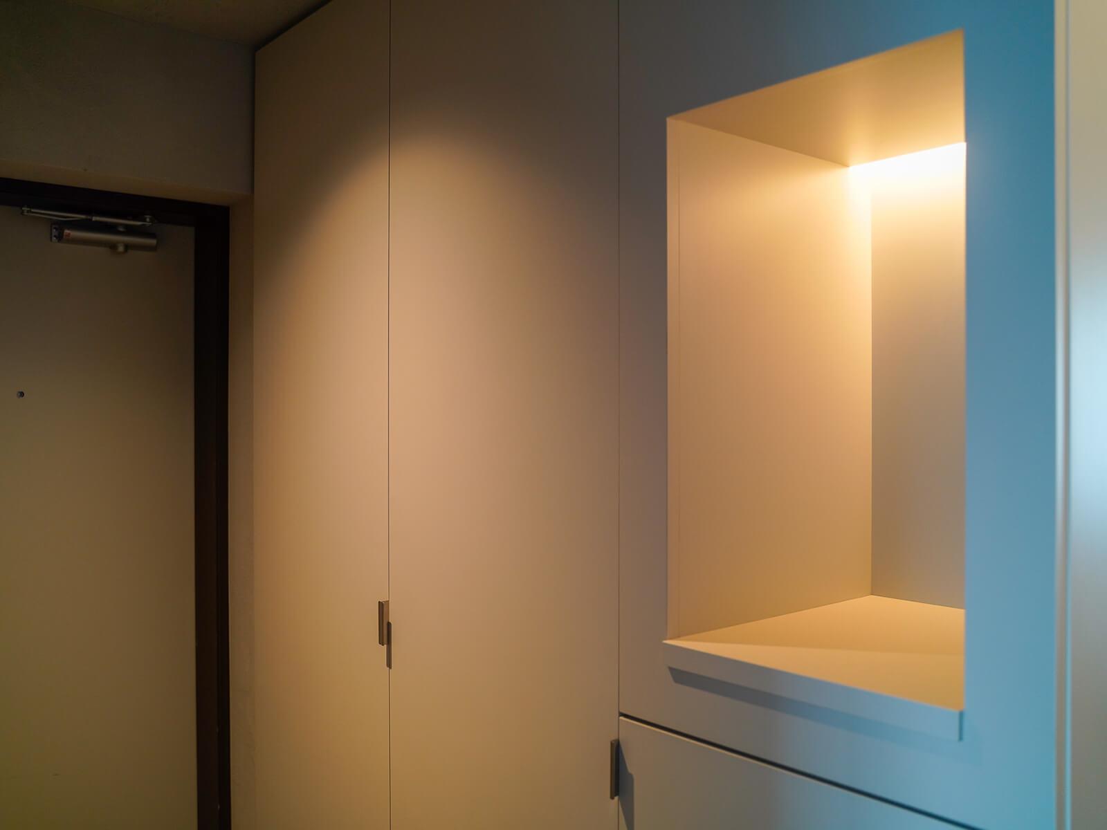 中央区月島の売買物件/季節の花やお気に入りのものを飾りたくなるニッチがいいですね