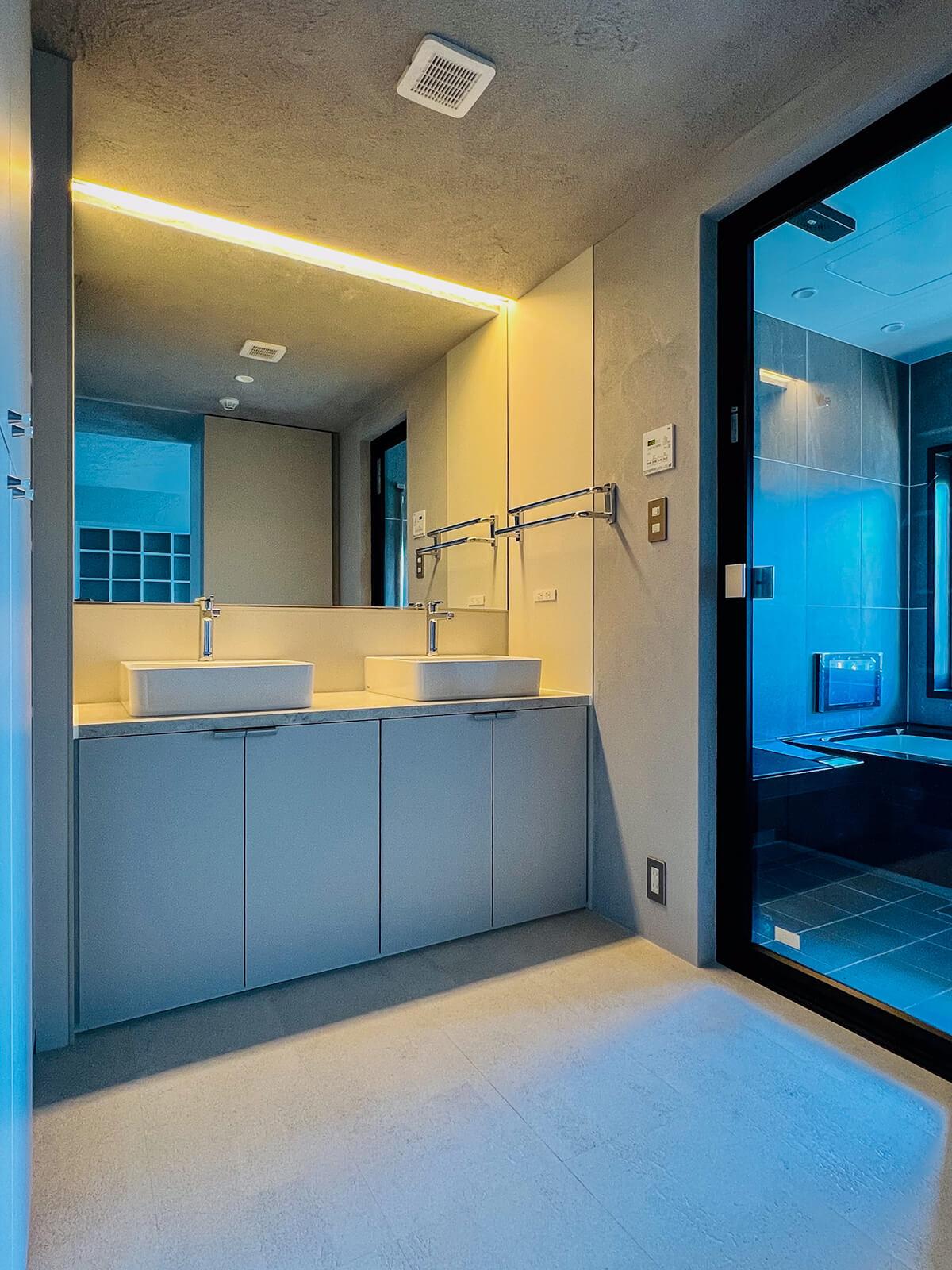 中央区月島の売買物件/洗面脱衣室