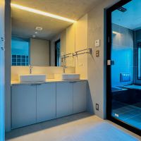 中央区月島の売買物件/洗面脱衣室