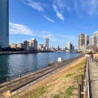 中央区月島の売買物件/目と鼻の先の隅田川テラス