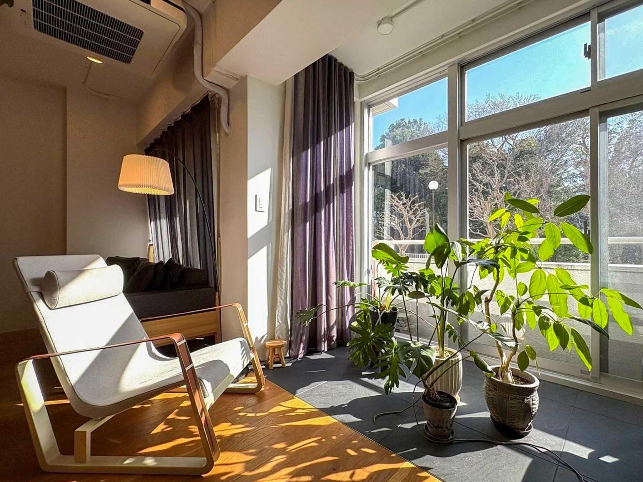 横浜市港北区日吉本町の売買物件/1階でありながら、陽当たりはこの通りばっちり