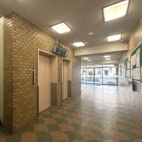 調布市国領町の売買物件/エントランス、古くても管理状態は良好な印象です