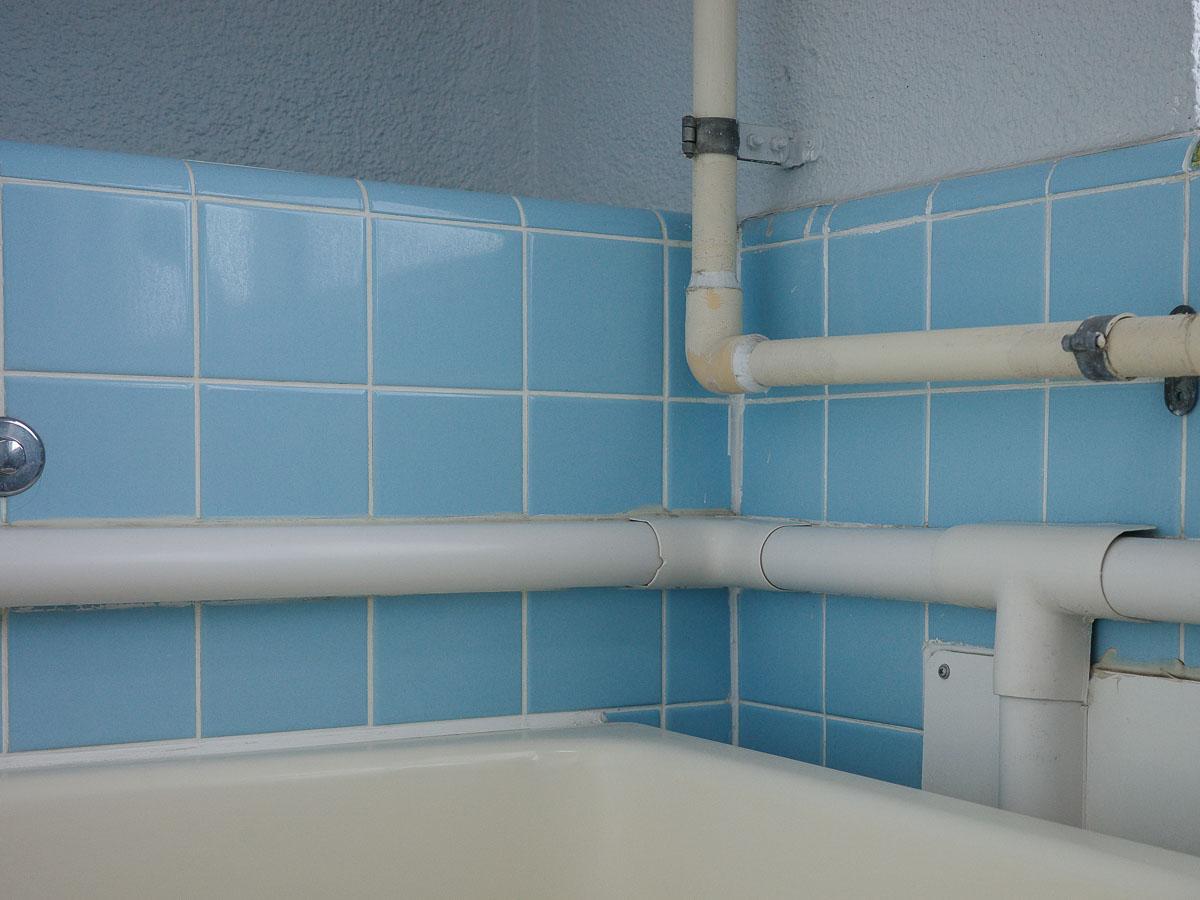 品川区旗の台の賃貸物件/レトロな水色のタイル