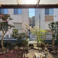 新宿区北新宿の賃貸物件/お庭。好みのかたちにアレンジしていくのもよい