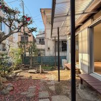 新宿区北新宿の賃貸物件/お庭