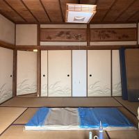 台東区鳥越の賃貸物件/正面の襖の先は耐震壁になり、壊すことはできません