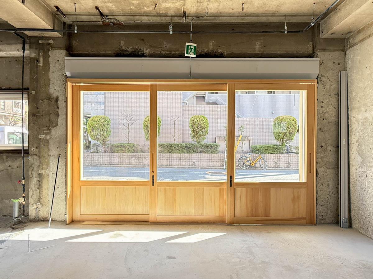 墨田区業平の賃貸物件/B区画から外をみて