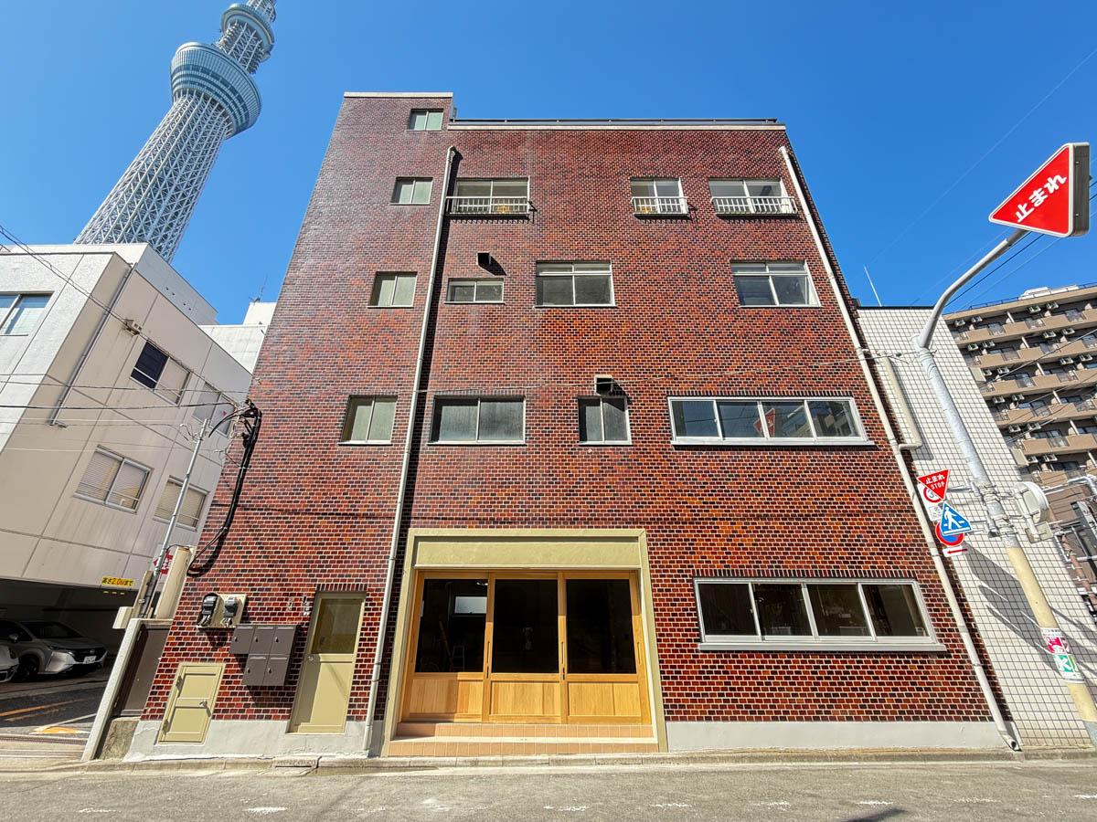 墨田区業平の賃貸物件/B区画側からの建物外観