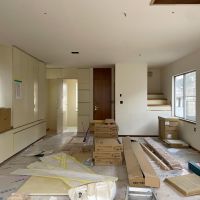 世田谷区桜上水の賃貸物件/2F、リビング：北に向かって。