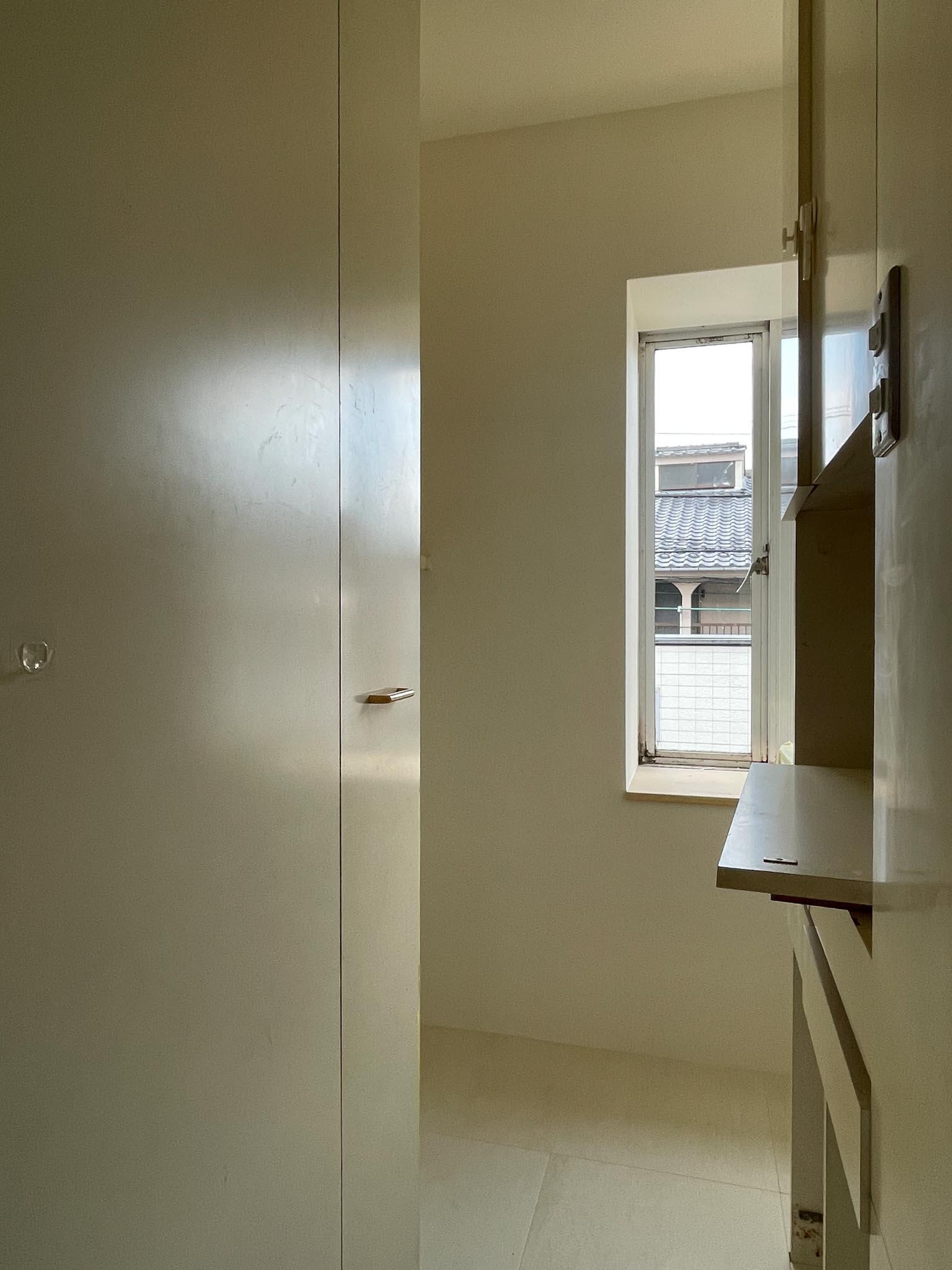 世田谷区桜上水の賃貸物件/2F：図面では食品庫。洗濯機置きは左奥に置きます