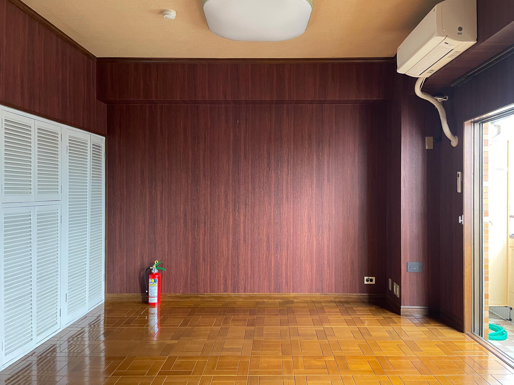 新宿区西新宿の賃貸物件/リビングを南に向かって