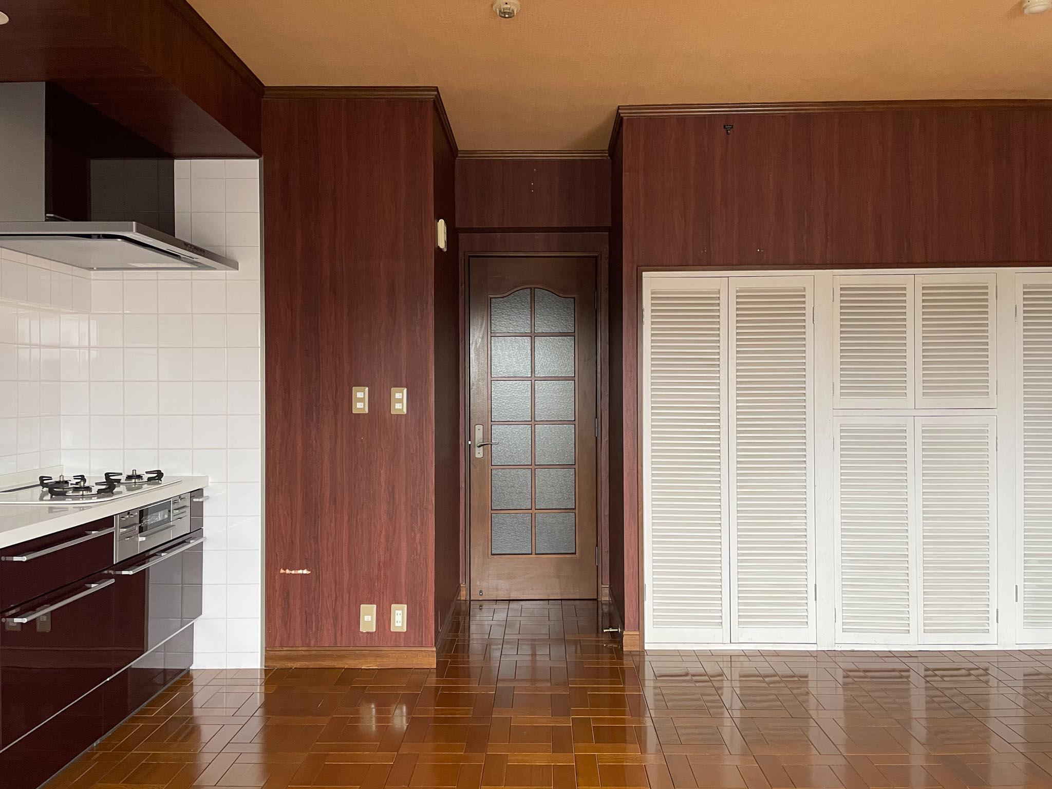 新宿区西新宿の賃貸物件/ベランダから見たリビング