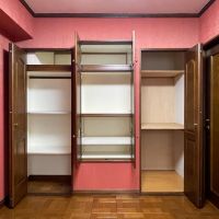 新宿区西新宿の賃貸物件/5畳洋室：収納の中にハンガーパイプは通っていません