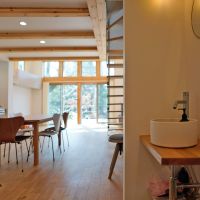 杉並区善福寺の賃貸物件/玄関に小さな手洗いがあるのは2024年末築ならではのポイントかと