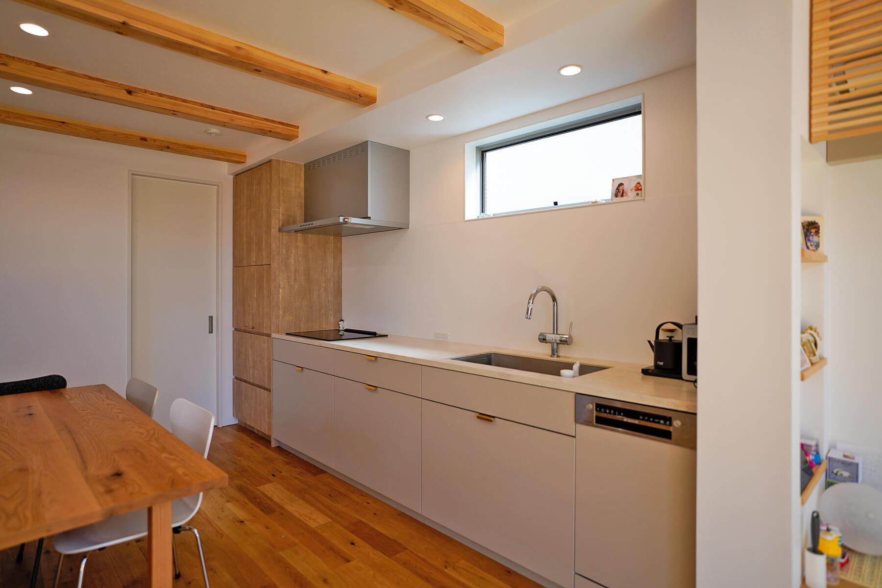 杉並区善福寺の賃貸物件/機能的にまとめられたキッチン。オール電化で、食洗機もあります