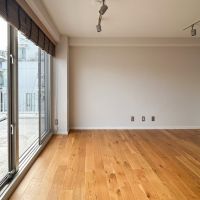 渋谷区神宮前の賃貸物件/南向きに面したリビングの窓辺は光が燦々と入ってきます