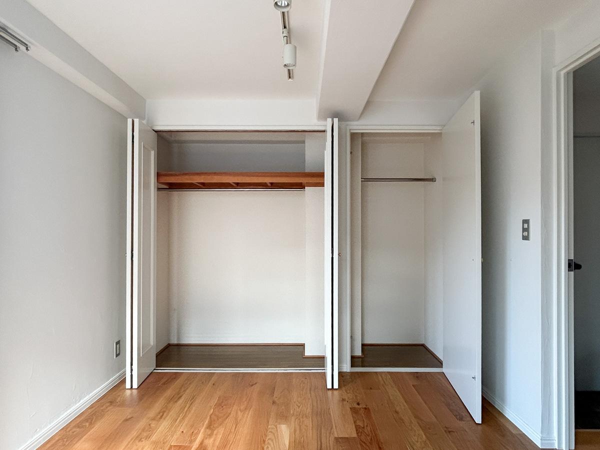渋谷区神宮前の賃貸物件/寝室に収納がついています