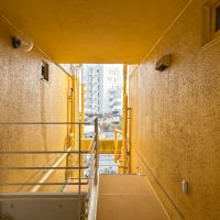 渋谷区神宮前の賃貸物件/共用廊下別角度から