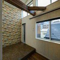 新宿区荒木町の売買物件/リビング奥の小上がり