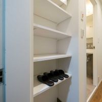 品川区西五反田の賃貸物件/靴を収める可動棚