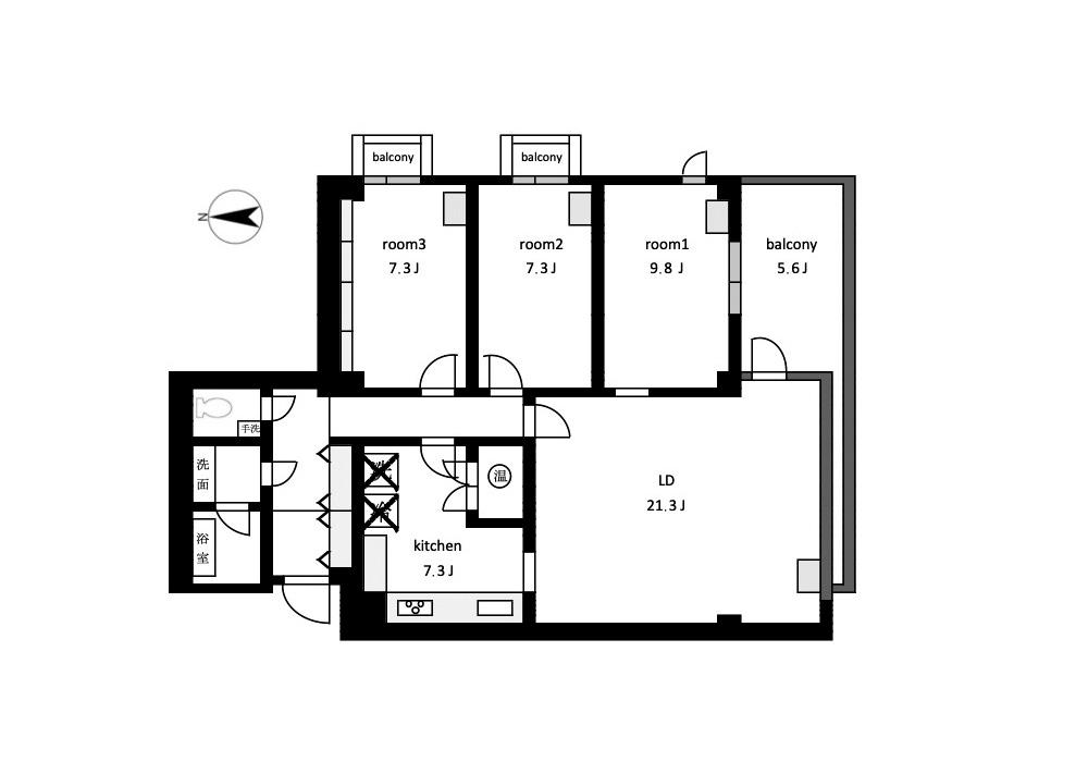 新宿区中落合の賃貸物件