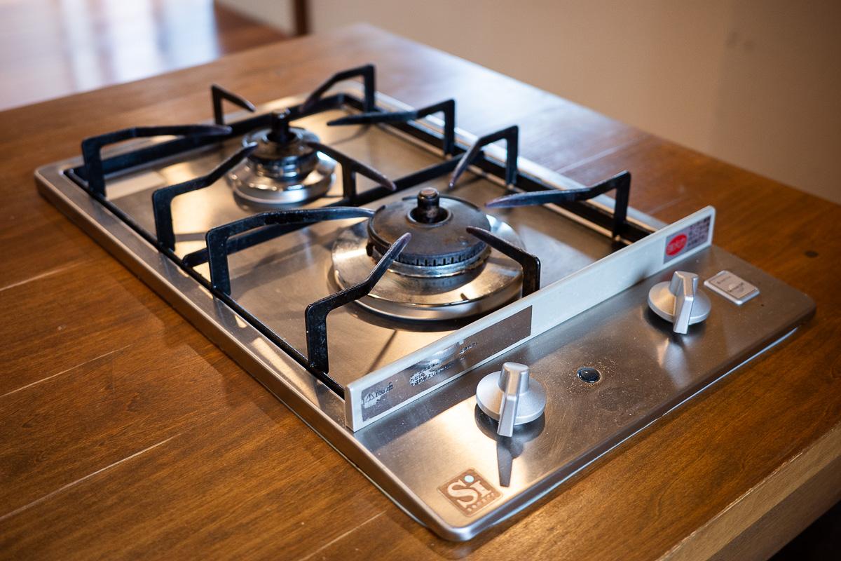 練馬区下石神井の賃貸物件/スタイリッシュなガスコンロ
