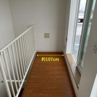 杉並区永福の賃貸物件/スペースの幅は約107cmのため、置けるのはシングルベッドに限られます