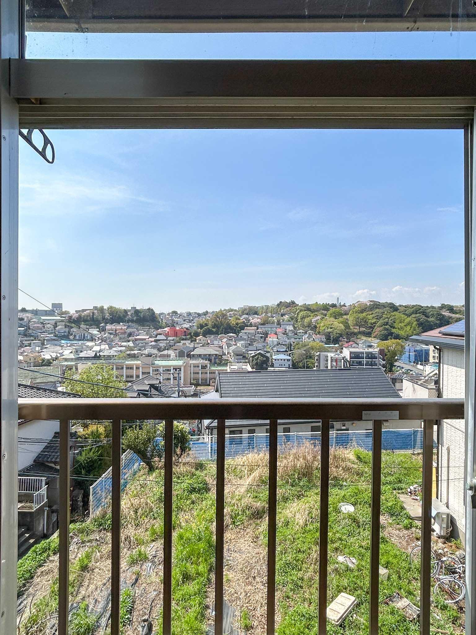 横浜市神奈川区三ツ沢上町の賃貸物件/A棟201：窓からの景色