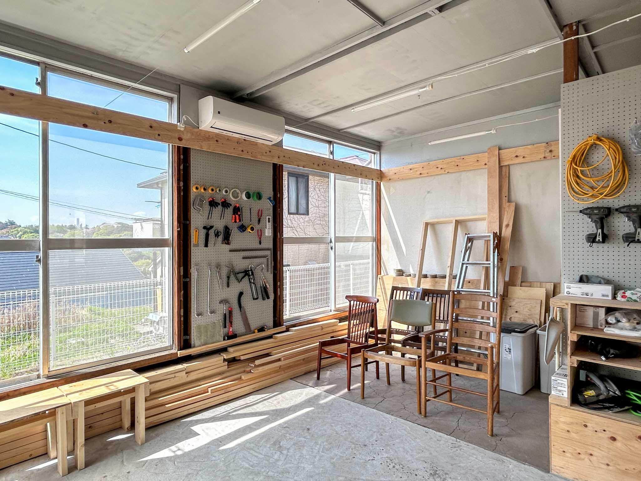 横浜市神奈川区三ツ沢上町の賃貸物件/DIYセンター：イベントスペースとしても使われているそう