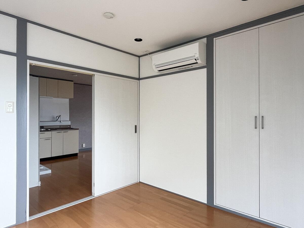 世田谷区池尻の賃貸物件/小さい部屋にもエアコン付き