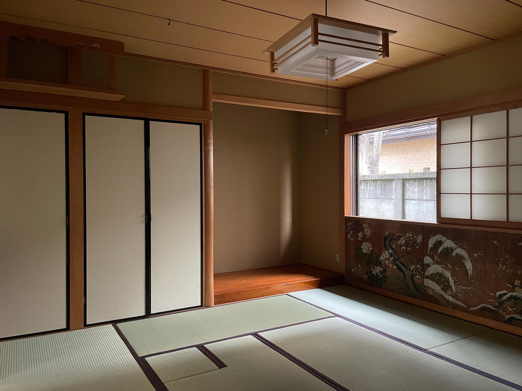 武蔵野市吉祥寺北町の賃貸物件/1F、8畳和室：床間のある本格的な和室です