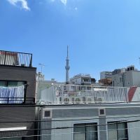 台東区浅草の賃貸物件/東京スカイツリーが見えます。実際はもっと近くに見えます