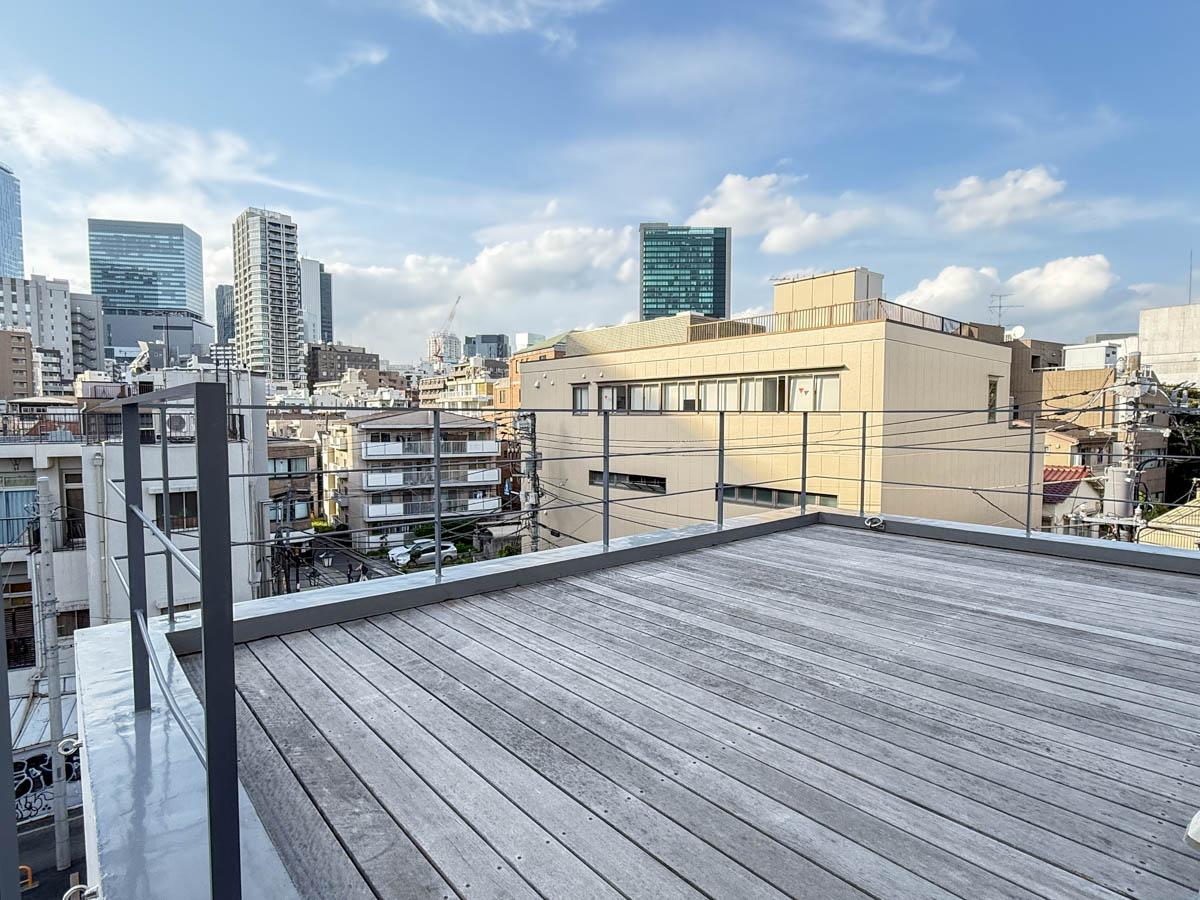 渋谷区東の賃貸物件/共用のルーフバルコニー