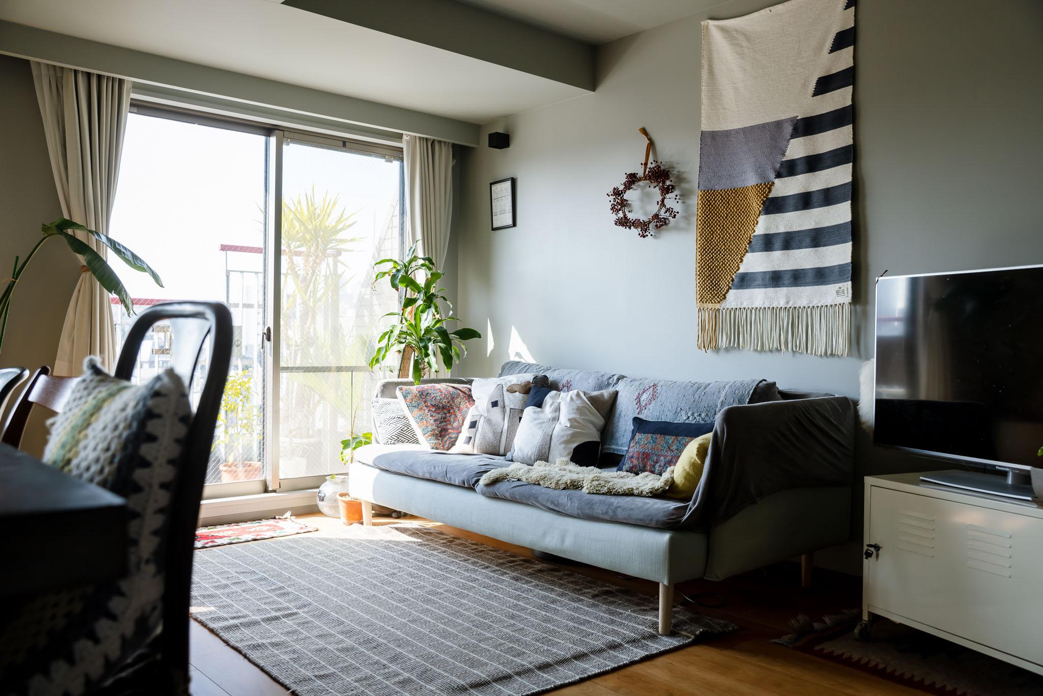 港区南麻布の売買物件/日当たりがよく、ぼんやり過ごしたくなるリビング