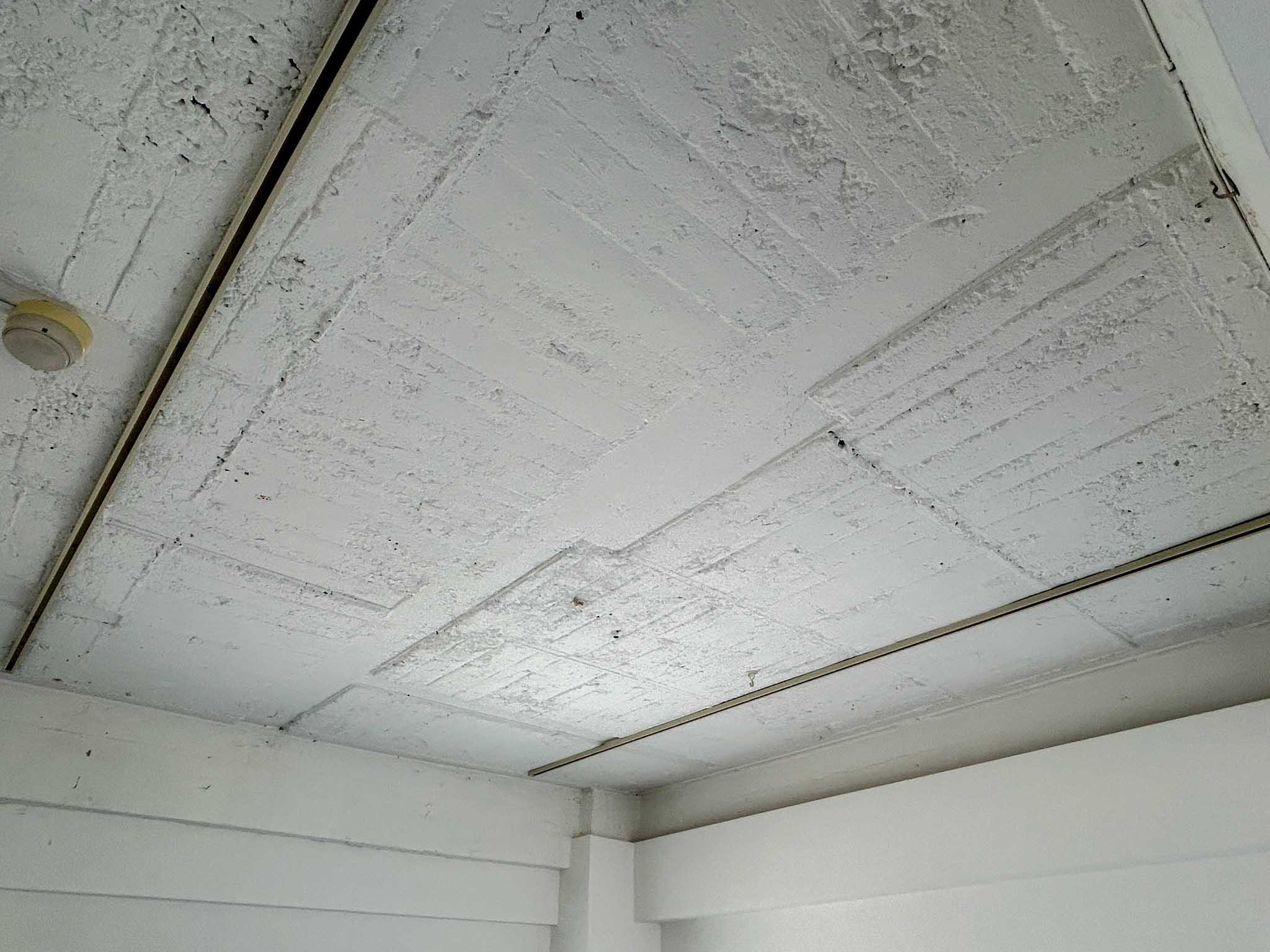 渋谷区上原の賃貸物件/ゴツゴツした躯体の表情がいい。ライティングレールが設置済み