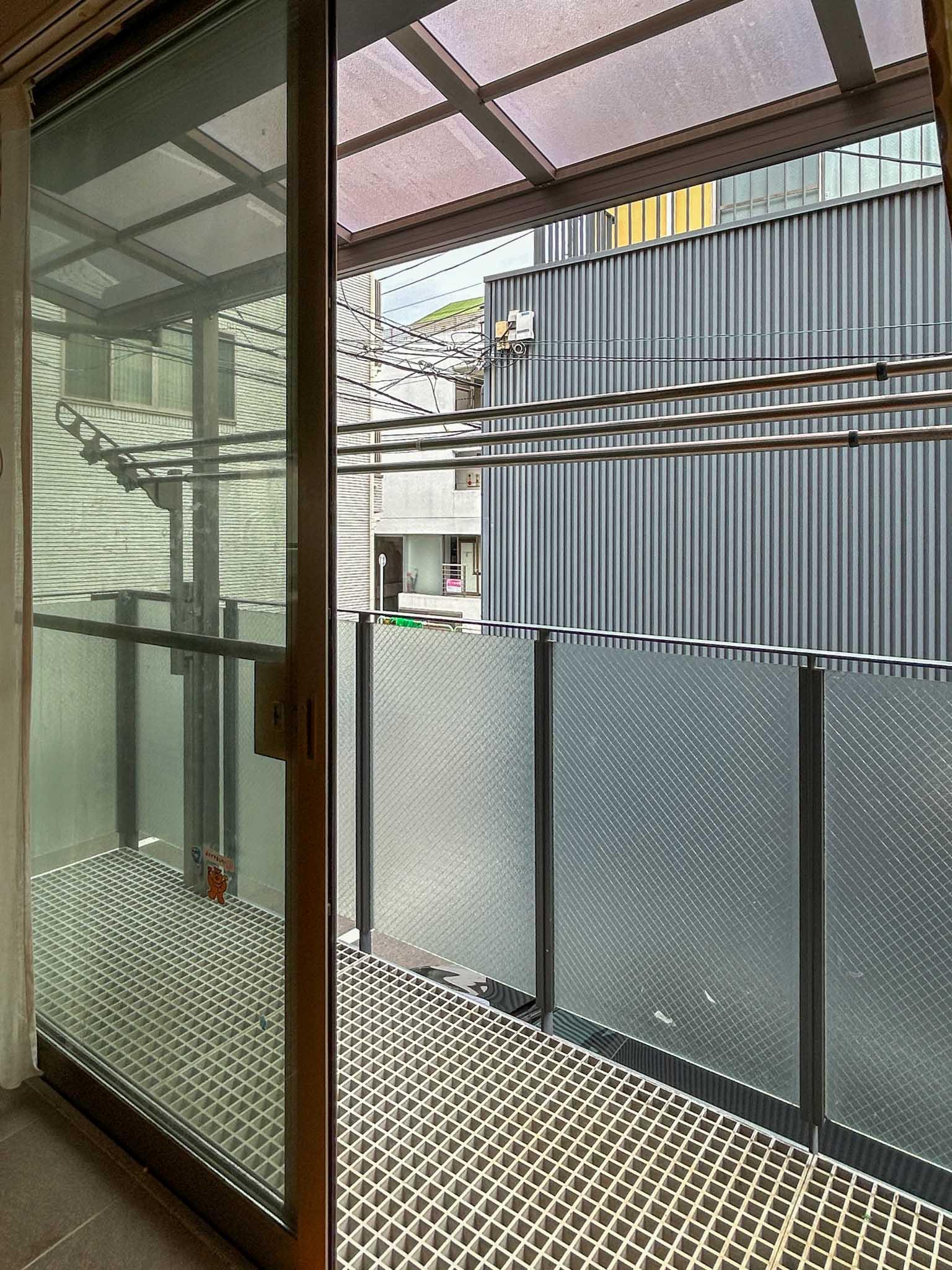 世田谷区用賀の賃貸物件/2階：ベランダ