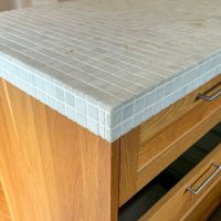 世田谷区用賀の賃貸物件/2階：カウンターはタイル張り