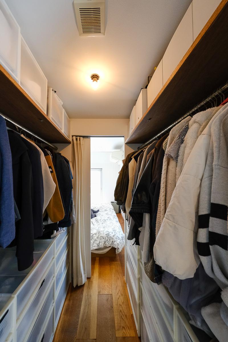 世田谷区玉堤の売買物件/クローゼットはなかなかの容量