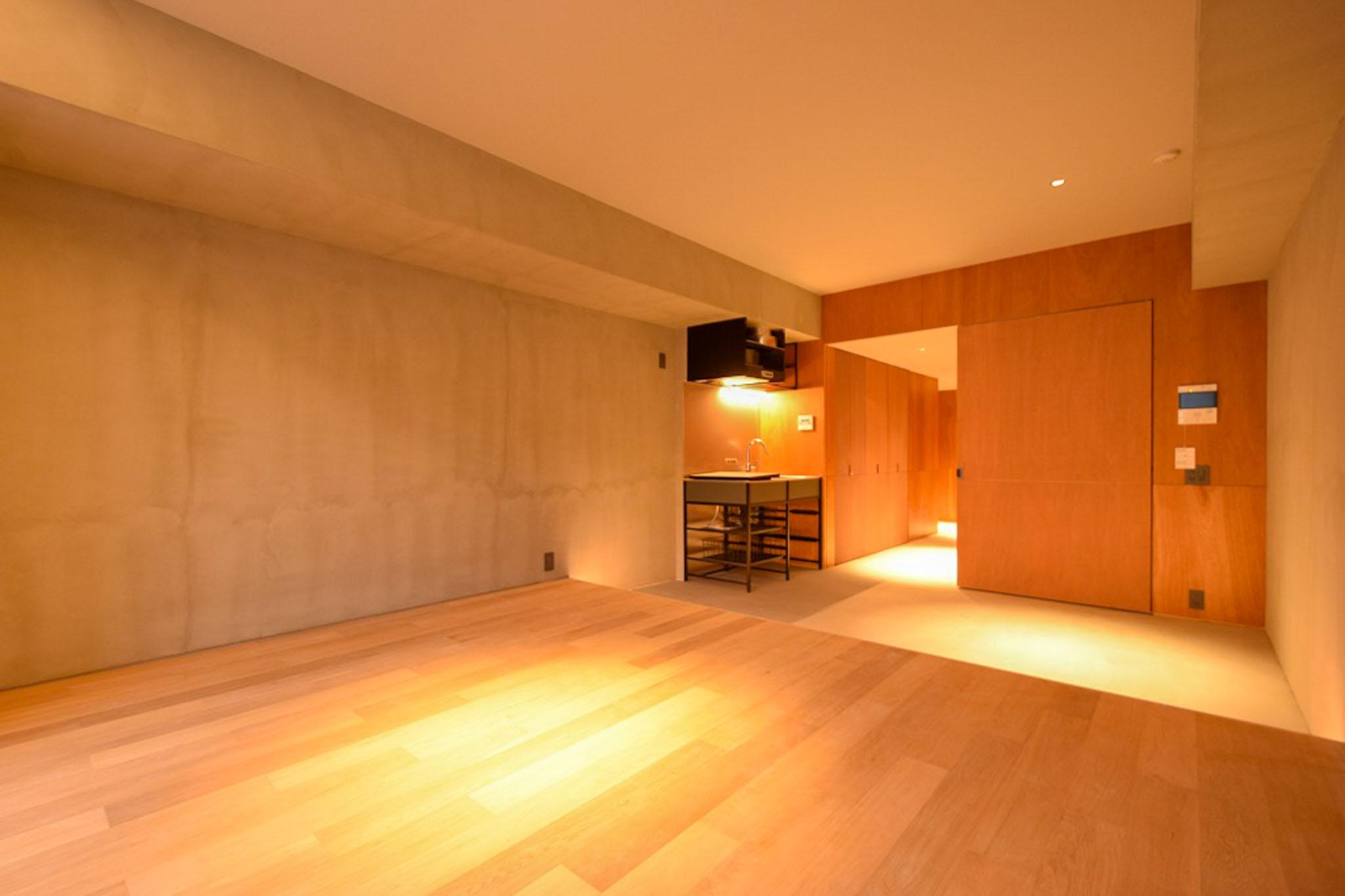 目黒区上目黒の賃貸物件/調湿性に優れた自然素材を多用した内装