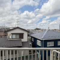 横浜市港北区富士塚の売買物件/ベランダからの眺めも抜けていて気持ちいい