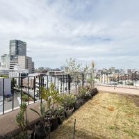 新宿区市谷左内町の賃貸物件/テラスを別のアングルで