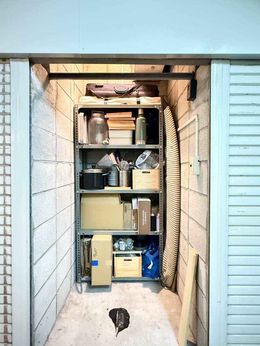 新宿区市谷左内町の賃貸物件/シャッターを開けるとこのような感じ
