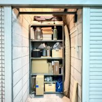 新宿区市谷左内町の賃貸物件/シャッターを開けるとこのような感じ