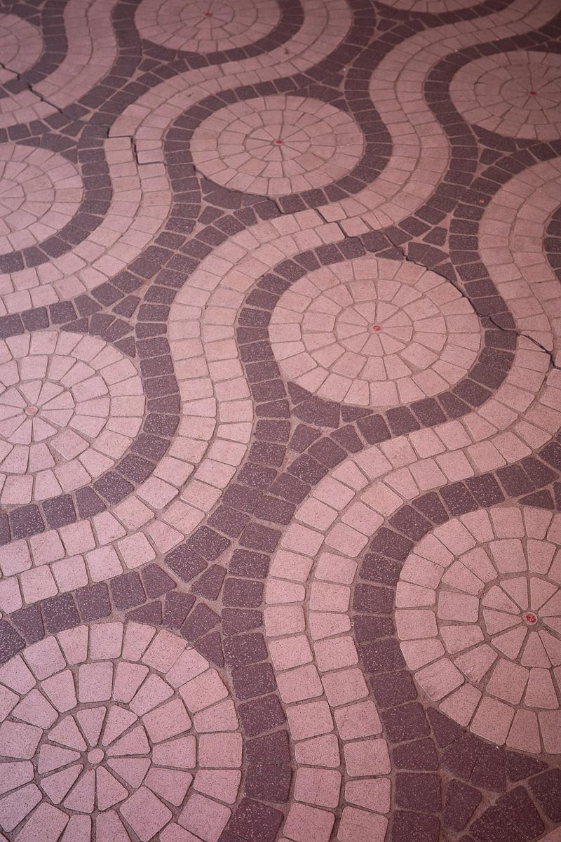 港区六本木の賃貸物件/エントランスのタイル