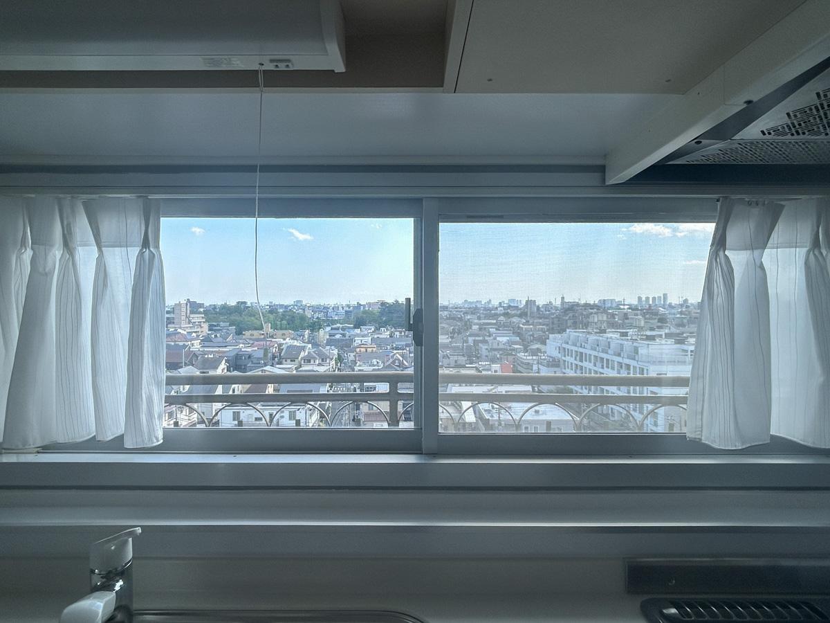 大田区北千束の賃貸物件/キッチンからもこの景色