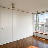 大田区南馬込の賃貸物件/2階：折れ戸をすべて閉じるとこんな感じ