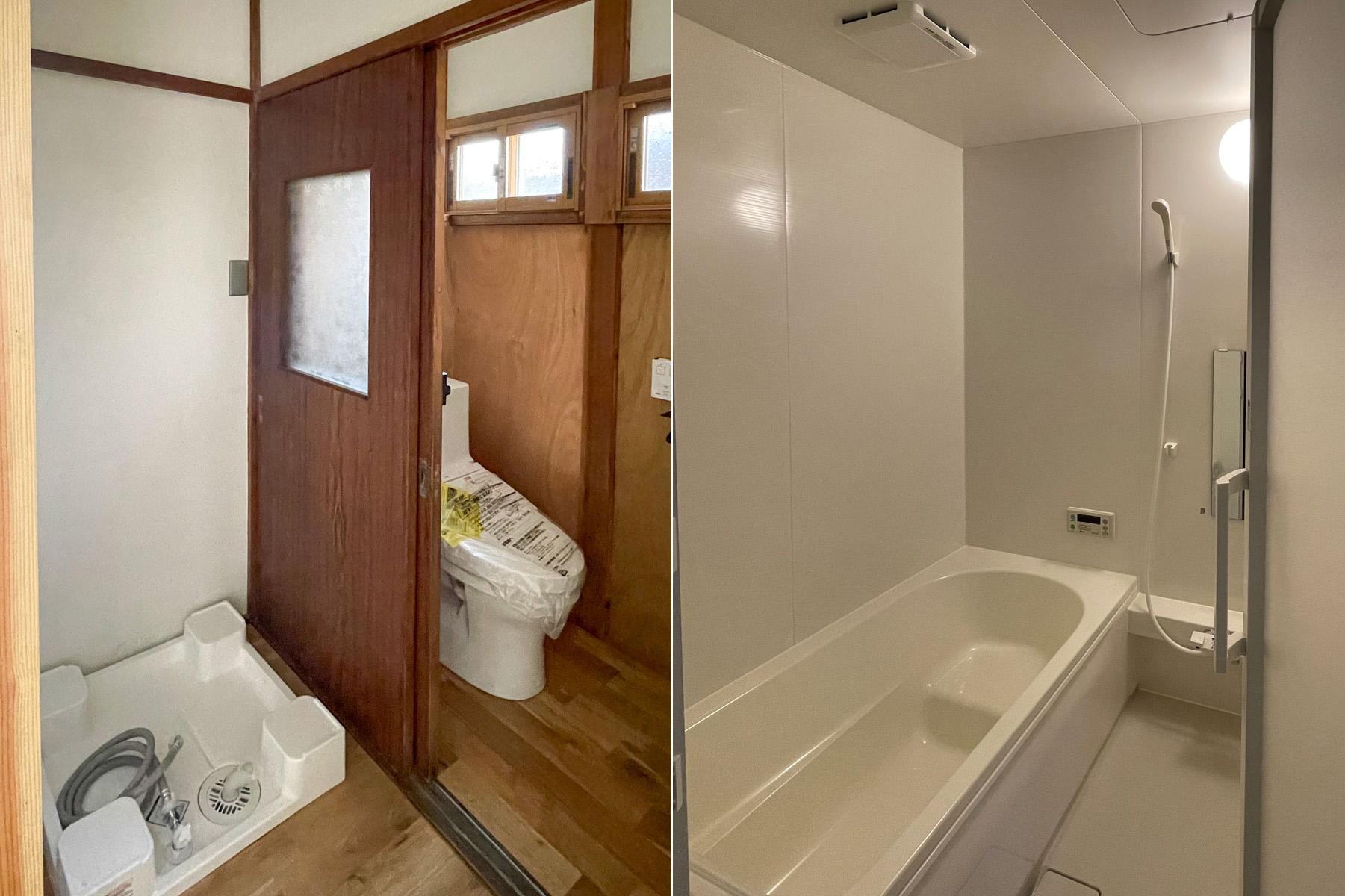 栃木県那須塩原市埼玉の賃貸物件/1階住居部分：トイレとお風呂も交換済みです