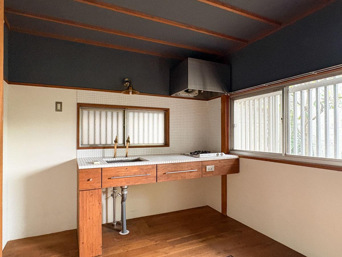 大田区上池台の賃貸物件/キッチン　ガスコンロ2口です